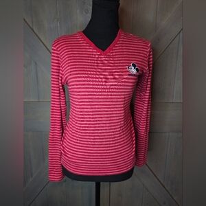 Vintage Disney Mickey Mouse Long Sleeve Top sz Small